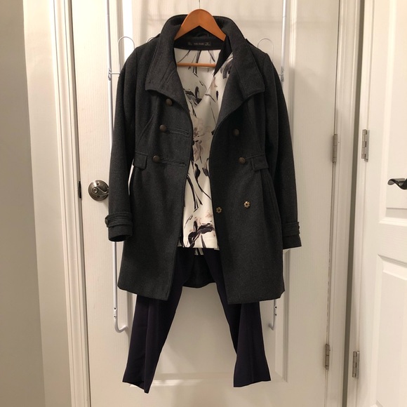 H&M wool military coat - Picture 2 of 7